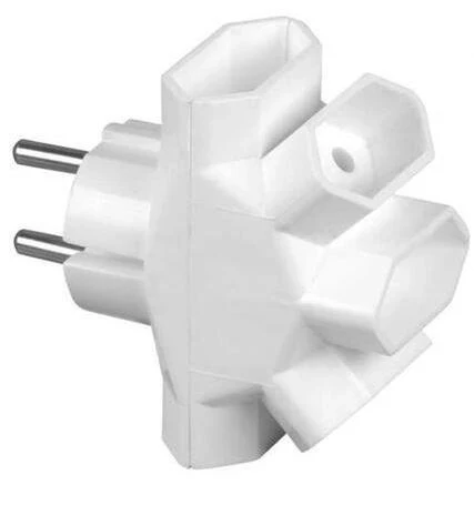 803TX00 Разклонител петторен за контакт 16А 250V R-5 (Bl)