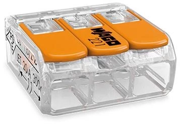 805WG01 КЛЕМА 3х4mm2 221-413