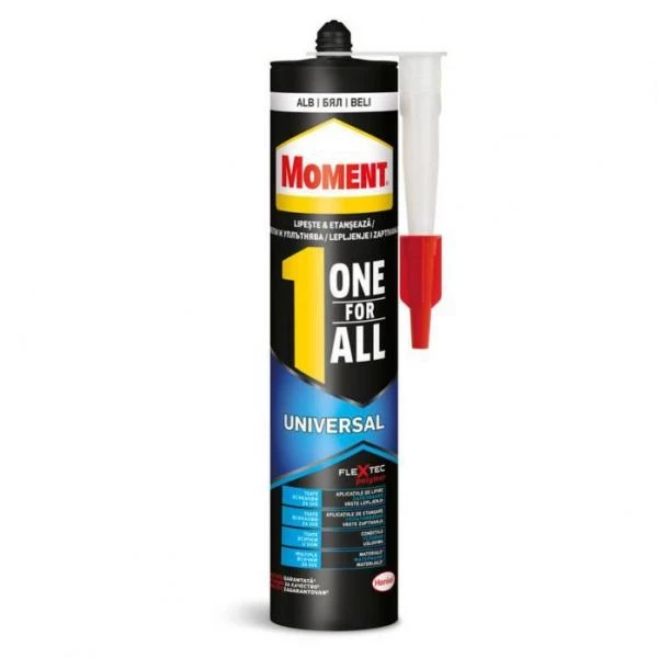 917HK19 Moment OneForAll Express бързосвързващо монт. лепило Flextec бяло 390 гр.
