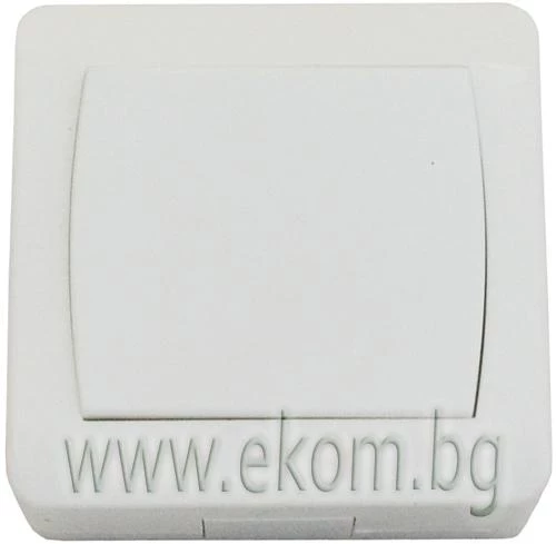 804НК26 Ключ Мираж сх.1 бял открит монтаж