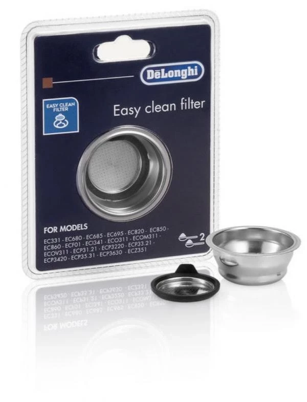 442DL05 Цедка 2 кафета,двойно дъно,крема диск-DE LONGHI