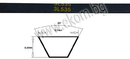 116LG08A Ремък 3L 535