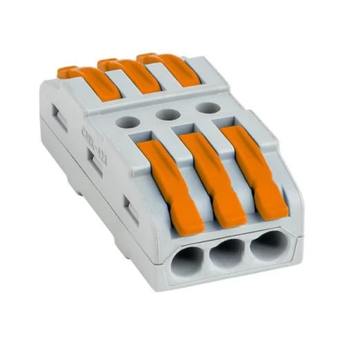 805JI00 Клема 0.08-4mm, 3/3 извода, 32А, CMK-423