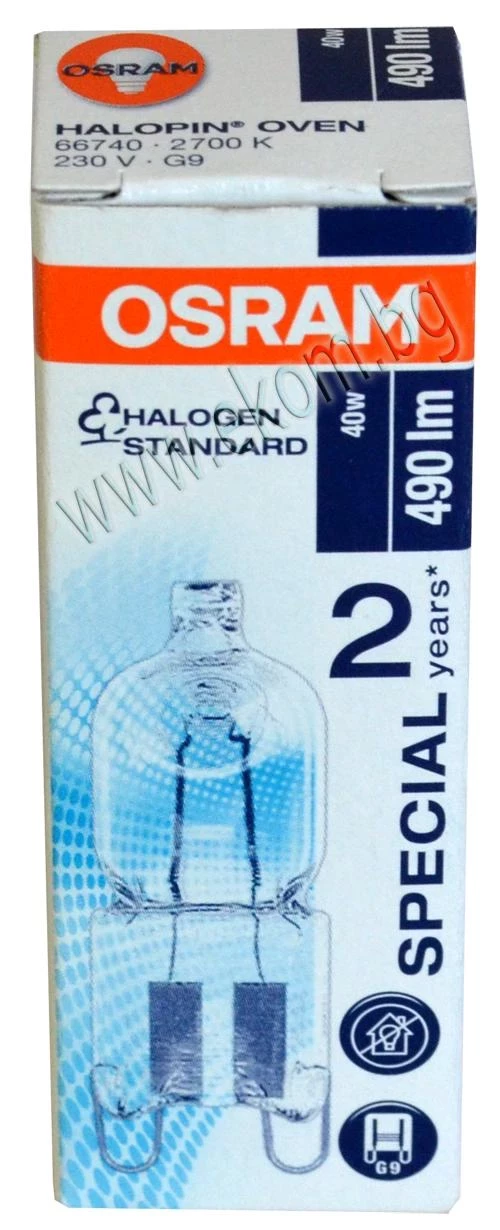 304CU17 Крушка за фурна G9 40W/230V