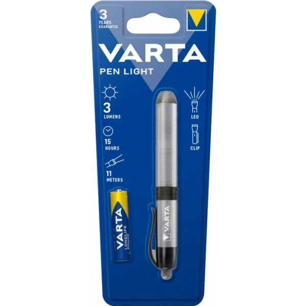 902VR37 Varta 16611 LED Pen Light Фенер 1AAA