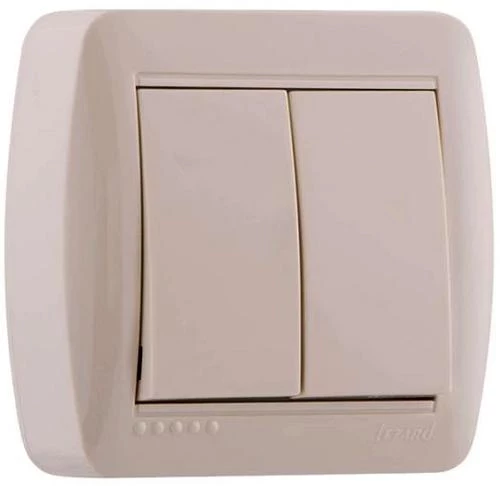 804ЕЛ06 Ключ открит монтаж Демет сх.5 крем 711-0300-101