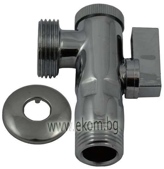 104TM27 Ъглов кран с филтър 1/2"x3/4"