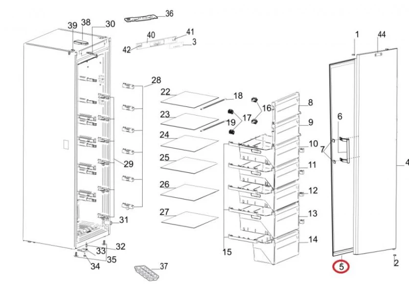 Уплътнител C00643500 - HOT POINT ARISTON