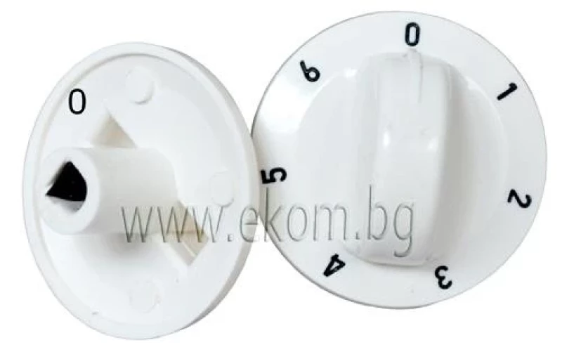 341CU39 Врътка за печка BEKO - 7 такта бяла гравирана