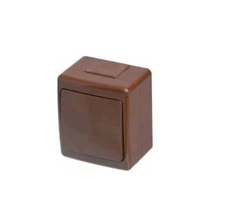 804PB00 Светлинен ключ BETA сх.1 ОМ кафяв IP44