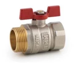 104TU16 Сферичен кран 1/2" Ж/М "Т" дръжка 0200016R