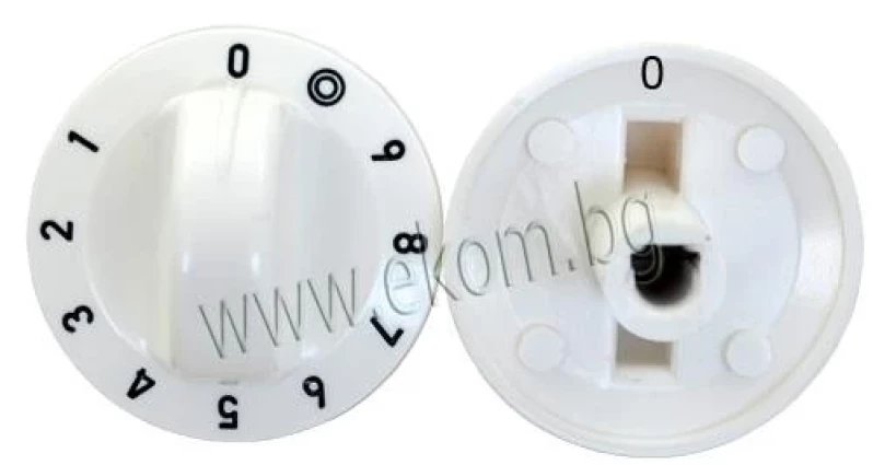 341CU41 Врътка за печка BEKO керамичен плот бяла гравирана