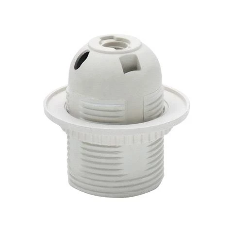 806HZ00 Фасунга с ринг бяла Е27 HL584