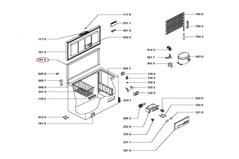 Уплътнител 481946818201 - WHIRLPOOL