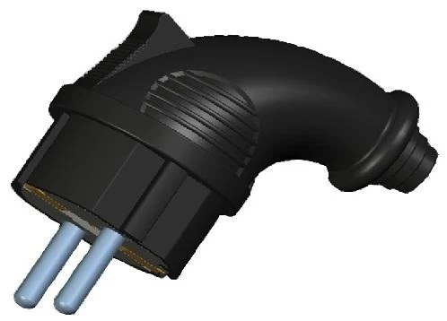 802ЕЛ02 Ъглов щепсел удароустойчив IP44 106-0400-0108