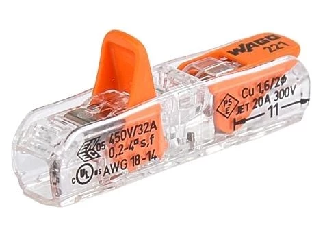 805WG07 КЛЕМА 2х4mm2 221-2411