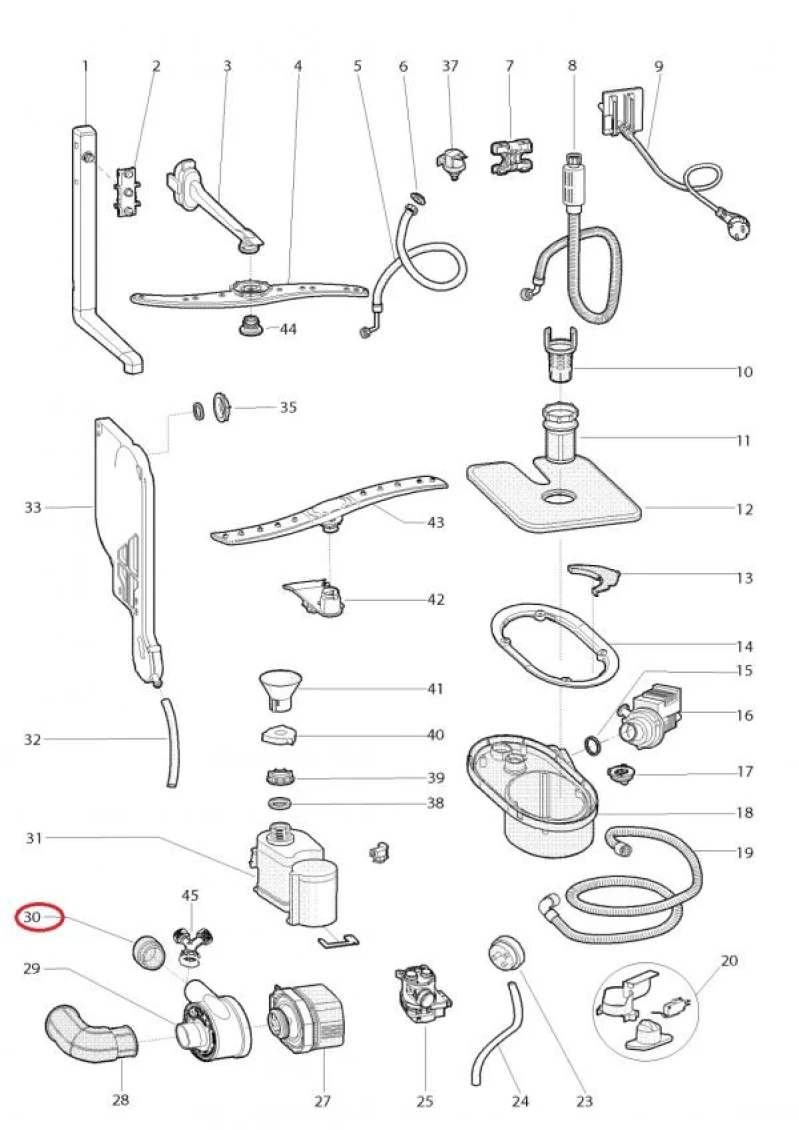 Маркуч 256976 - INDESIT