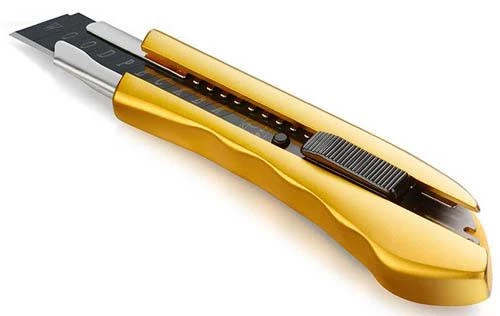 862ЕЛ03 МАКЕТЕН НОЖ АЛУМИНИЕВ ЗЛАТИСТ FD-788