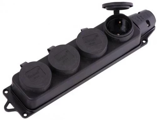 801ЕЛ02 Съединител четворен без шнур гумиран IP44 106-0400-0107