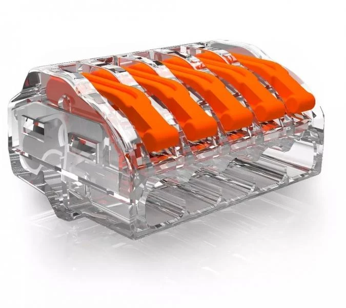 805PB67 Клема 0.2-4mm, 5 извода, 32А