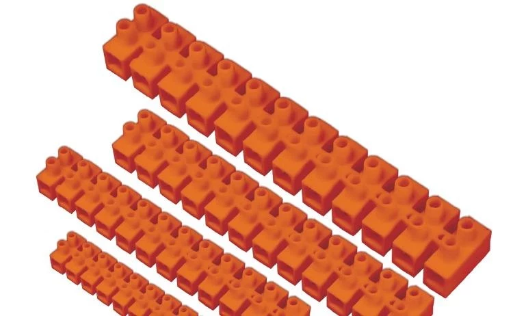 805PB06 Клема PVC 2,5 mm2 оранжева