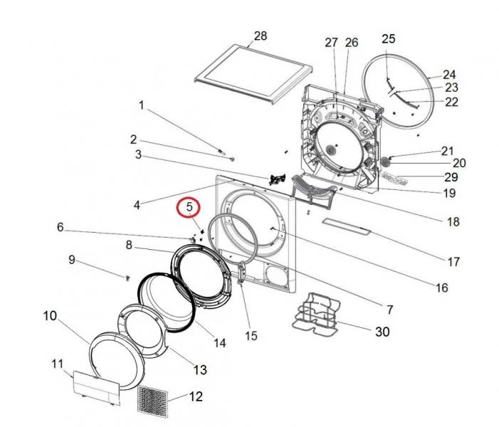 Щифт 526618 - INDESIT
