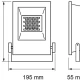 Thumbnail 2 of LED прожектор слим студена IP65 90-260V 120 30W SMD 2835