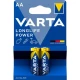 Thumbnail 1 of 902VR20 Усилени алкални батерии Varta Longlife Power AA LR6 2 бр.