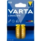 Thumbnail 1 of 902VR23 Алкални батерии Varta Longlife АА LR6 2 бр.