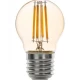 Thumbnail 1 of LED FILAMENT ТОПКА, ДИМИРАЩА, 4W, E27, 2500K, 220V AC, АМБЪР