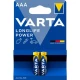 Thumbnail 1 of 902VR19 Усилени алкални батерии Varta Longlife Power AAA LR03 2 бр.