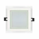 Thumbnail 2 of LED СТЪКЛЕН ПАНЕЛ ЗА ВГРАЖДАНЕ, КВАДРАТ, 6W, 2700K, 220V AC, ТОПЛА СВЕТЛИНА, IP44, SMD2835