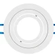 Thumbnail 2 of Рамка за вграждане кръг, GU10, подвижна, бяла, IP20