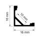 Thumbnail 4 of Алуминиев профил за LED лента, ъглов , 2 м