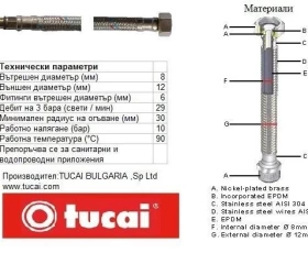 Снимка на 502ST49 Мека връзка 40 M10x18-Г1/2 8165