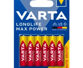 Снимка на 902VR11 Усилени алкални батерии Varta Longlife Max Power AAA LR03 4+2бр.