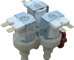 Снимка на 155LG00 Електромагнитвентил троен ф9,5мм 90°