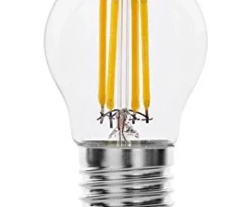 Снимка на LED filament лампа топка, димираща, 4W, E27, 2700K, 220-240V AC, топла светлина