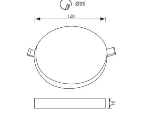Снимка на 822VX00 LED Панел RONDO LED 18W CL 4000K VIV004280