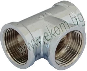 Снимка на 103HS25 Тройник 3/4" Cr/Ni