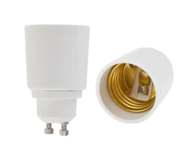 Снимка на ПРЕХОДНИК-ФАСУНГА GU10 КЪМ Е27