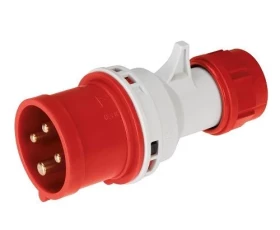Снимка на 802EC01 Подвижен щепсел IP44 380/415V 3P+T 16A EC69072