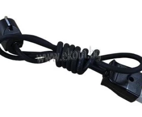 Снимка на 801TH35 Съединител с щепсел и щекер 1,5m черен