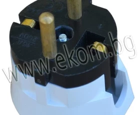 Снимка на 802НК04 Щепсел двуполюсен ъглов