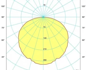 Снимка на LED луна с индиректно осв. кръг неутрална 220V-240V AC 120
