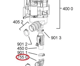 Снимка на 120IG14 Маркуч към помпа - WHIRLPOOL