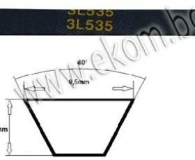 Снимка на 116LG08A Ремък 3L 535