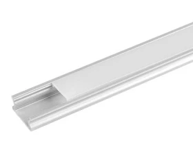 Снимка на АЛУМИНИЕВ ПРОФИЛ ЗА LED ЛЕНТА, ПЛИТЪК, 3М