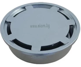 Снимка на 103WT12 Сифон подов алуминиев прав кръгъл - лакиран - Ф 110