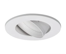 Снимка на РАМКА ЗА ВГРАЖДАНЕ GU10, LOW GLARE, КРЪГ, ПОДВИЖНА, БЯЛА, IP20